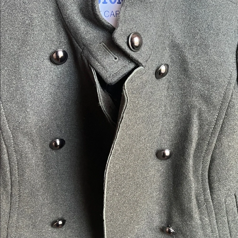 Banana Republic Dark Pea Coat - Picture 6 of 6
